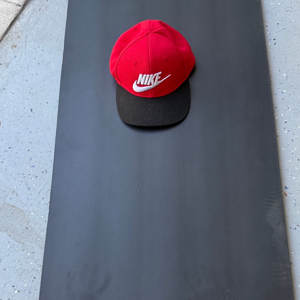 Nike Red and Black Sports Cap